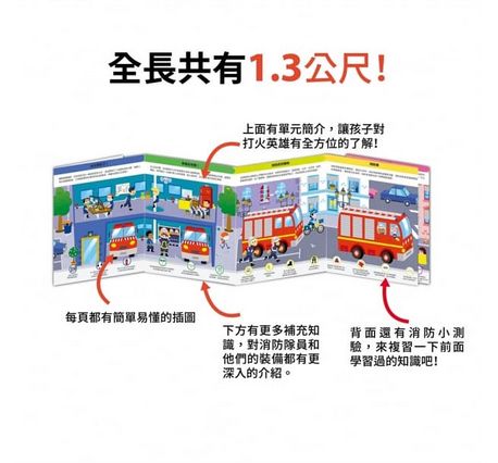 我的第一本拉頁書：消防隊員